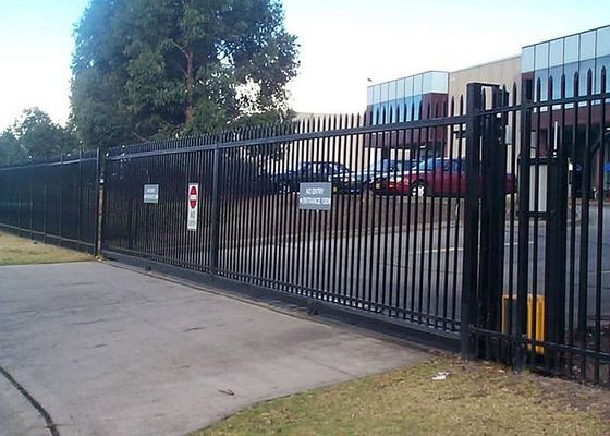 72'' Powder Coated Wrought Iron Fence Low Maintenance With Strong Plasticity