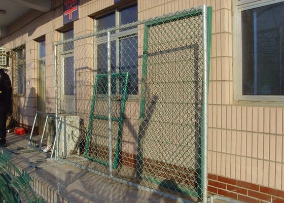 Easy Installation Wrought Iron Fence Panels , Temporary Movable Fence Panels