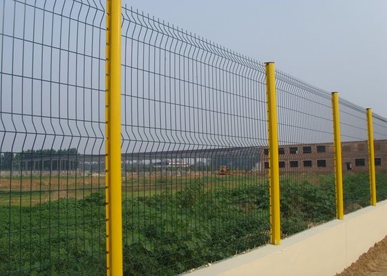 Metal Galvanised Welded Mesh Fencing , Welded Wire Mesh Fence Easily Assembled