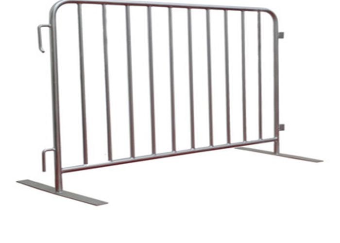 Portable Crowd Control Barriers , Galvanized Steel Bike Rack Barricade