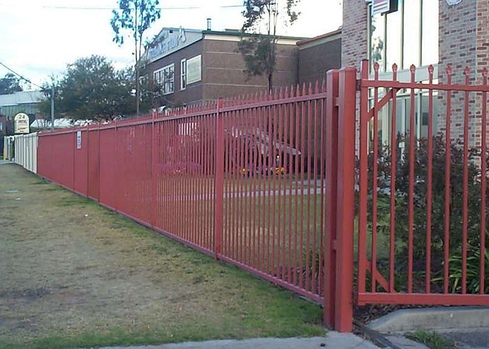 Easily Assembled Zinc Steel Fence / Ornamental Tubular Steel Fence Panels