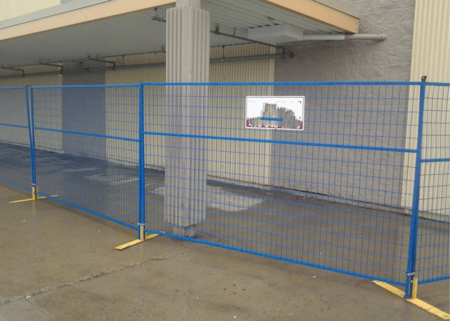 Customizable Color Canada Construction Fence Panels PVC Temporary Fence