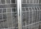 Galvanized And Pvc Coated Cruved  Welded Wire Mesh Fence 50x200mm