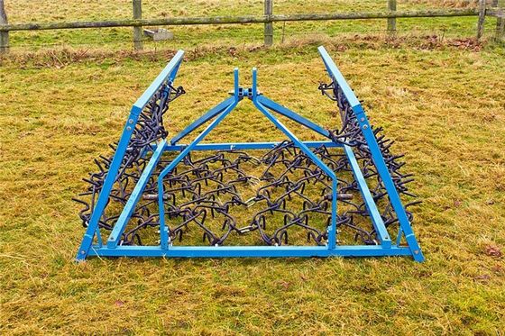 Mounted Grass Drag Chain Harrow Green 1-2m Length Pull Behind Drag Harrow