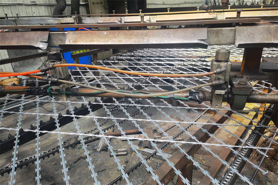 Hot Dip High Security Razor Barbed Wire Mesh Panel Fence Razor Wire Mesh Fence Form China Factory