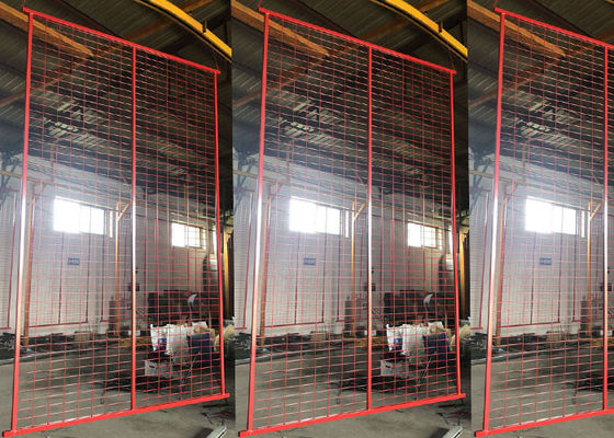 Anti Theft Temporary Fence Panel Easily Assembled Cement Feet Construction Fence