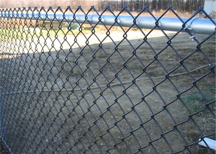 1m-50m PVC Coated Chain Link Fence Hot Dipped Galvanized Green