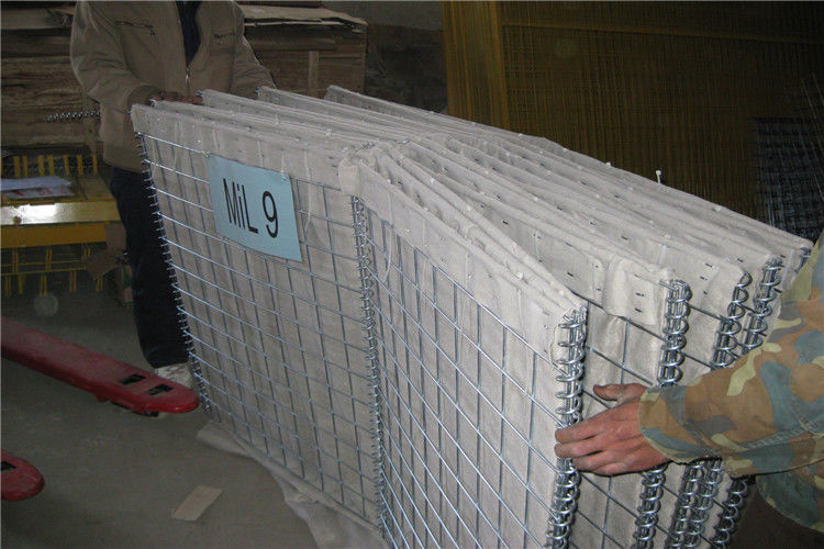 MIL 7 Defensive Barrier Bag Sand Hesco Wall System Welded Gabion