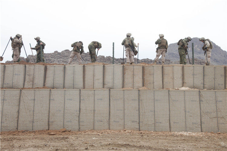 4.5mm Hesco Barrier Retaining Wall Welded Military Bastion Gabion