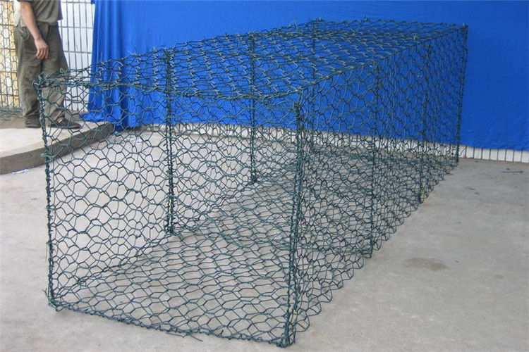 Galvanised Hexagonal Gabion Box Retaining Wall For Construction