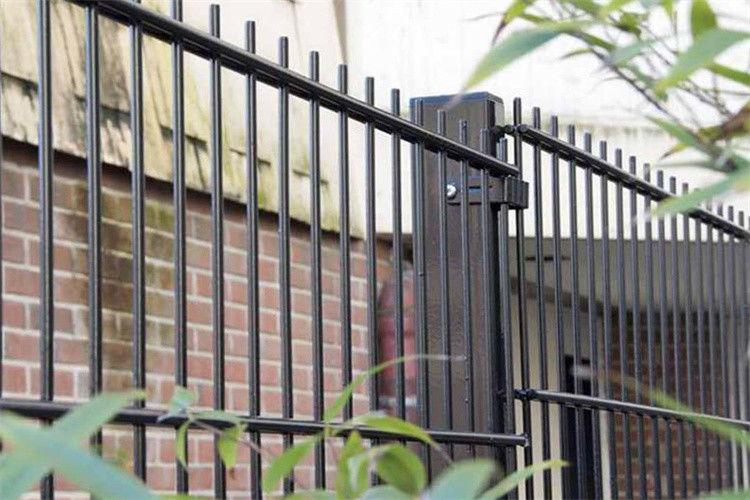 Square Post 656 Twin Wire Mesh Double Loop Garden Fence For Residential