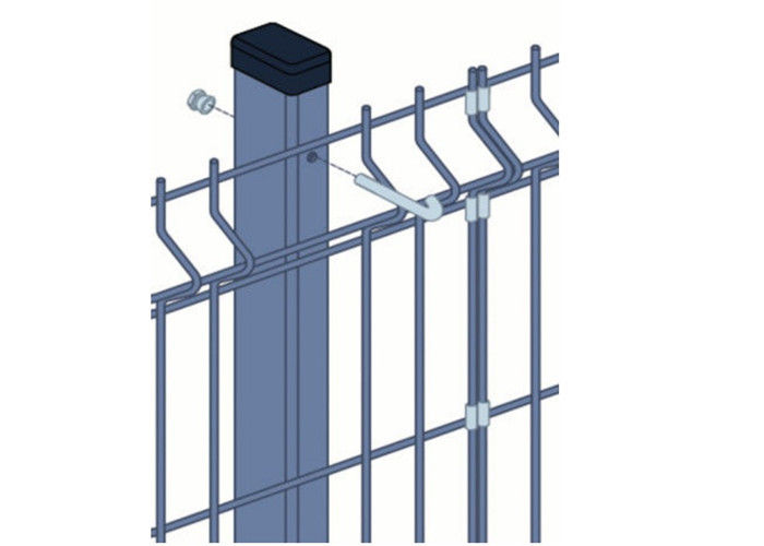 Hdg 1830mm Tall 3d Wire Mesh Fence Hole Size 75x150mm