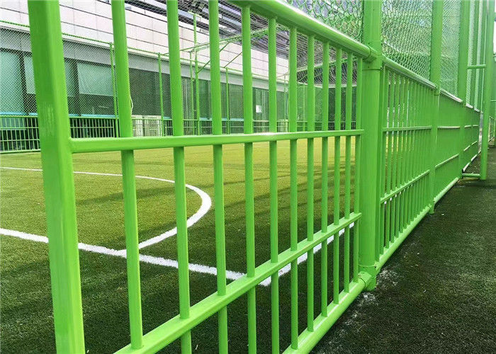 Loop Top Tubular Steel Fence Eco Friendly Iron Wire Mesh Ornamental Industrial